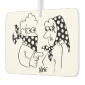 Matching Mask en Head Scarf Robbery Cartoon Luchtverfrisser (Links)