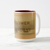 Matching Mayflower Descendants, aangepast Tweekleurige Koffiemok (Voorkant rechts)