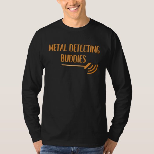 Matching Metal Detecting Buddy Partner Family T-shirt (Voorkant)