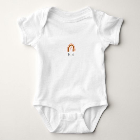 Matching Mini With Rainbow Baby Romper (Voorkant)