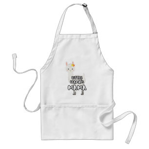 Matching moeder dochter Little Llamas Mama Standaard Schort