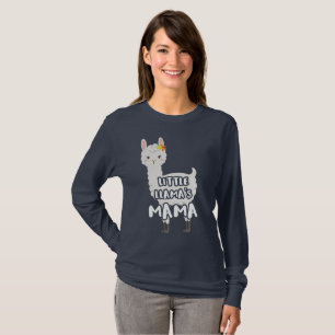 Matching moeder dochter Little Llamas Mama T-shirt
