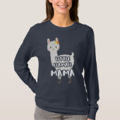 Matching moeder dochter Little Llamas Mama T-shirt (Voorkant)