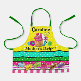 Matching Moeder's Helper Apron Schort