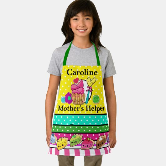 Matching Moeder's Helper Apron Schort (Insitu)