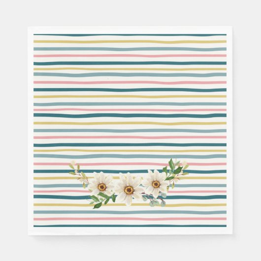 Matching Napkins for Picnic Shower Servet (Voorkant)