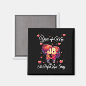 Matching Outfit Man Vrouw Vriendje Vriendin Magneet (Voorkant / Achterkant)