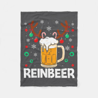 Matching Reinbeer Couples Beer WineDeer Wine Laugh Fleece Deken