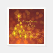 Matching Set Gold Stars Name Servet (Voorkant)