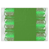 Matching Set White Reindeer geeft naam groen uit Tafelkleed (Voorkant (Horizontaal))