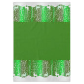 Matching Set White Reindeer geeft naam groen uit Tafelkleed (Voorkant)
