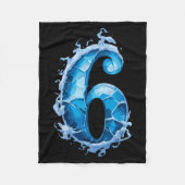 Matching Six Seven Flaming Ice Funny Meme 67 Coupl Fleece Deken (Voorkant)