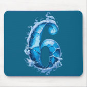 Matching Six Seven Flaming Ice Funny Meme 67 Coupl Muismat (Voorkant)