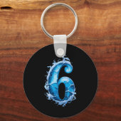 Matching Six Seven Flaming Ice Funny Meme 67 Coupl Sleutelhanger (Voorkant)