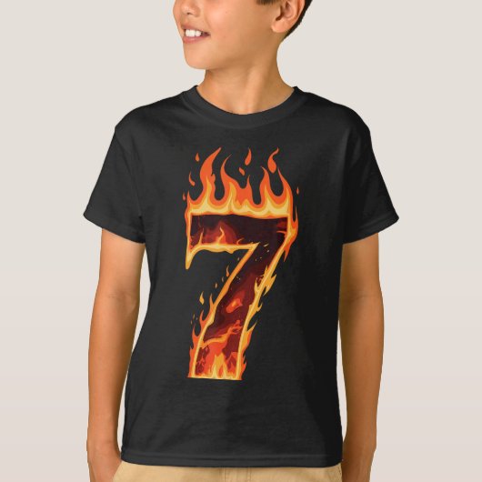 Matching Six Seven Flaming Ice Funny Meme 67 Coupl T-shirt (Voorkant)