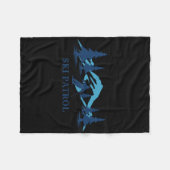 Matching Ski Patrol Ski Resort Winter Skiing 1 Fleece Deken (Voorkant (Horizontaal))