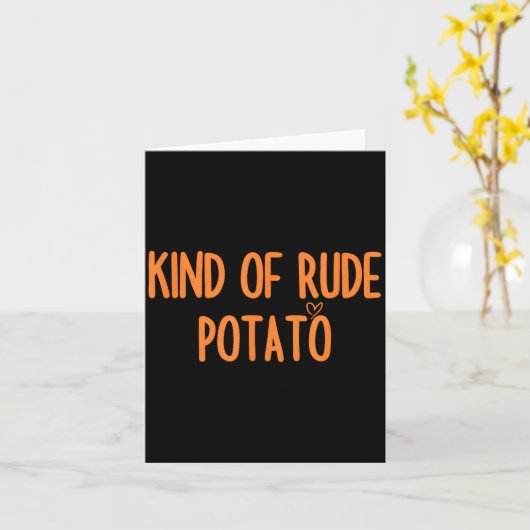 Matching Sweet Tato And Kind Of Rude Tato For Coup Kaart (Gele Bloem)