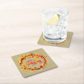 Matching Thanksgiving Autumn Leaf Tones Kartonnen Onderzetters (Insitu)