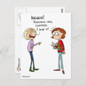 Matching Ugly Sweaters Briefkaart (Voorkant / Achterkant)