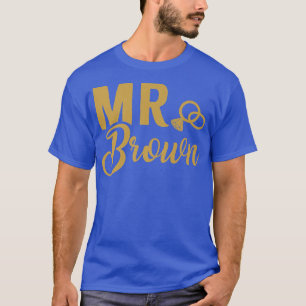 Matching Verloving Gift for Men Groom Mr. T-shirt