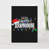 Matching Very Merry Scrapbooking Christmas  Kaart (Voorkant)