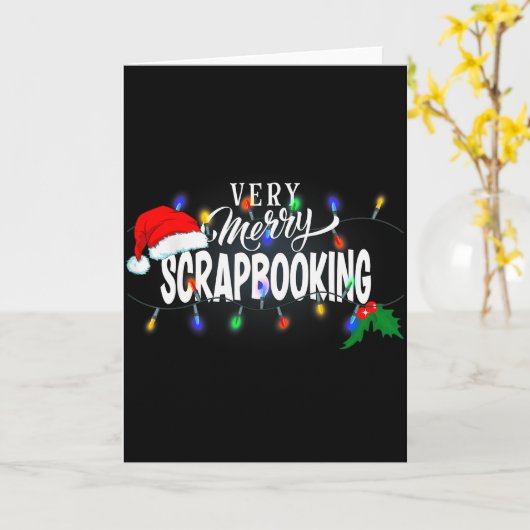 Matching Very Merry Scrapbooking Christmas  Kaart (Gele Bloem)