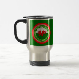 Matching Welsh Dragon St David's Day bewerken Reisbeker