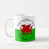 Matching Welsh Dragon St David's Day Koffiemok (Links)