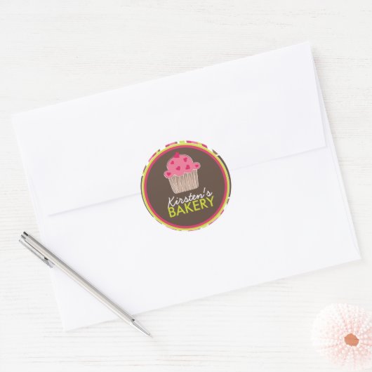 Matching Whimsical Bakery Stickers (Envelop)