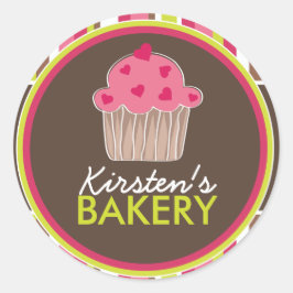 Matching Whimsical Bakery Stickers