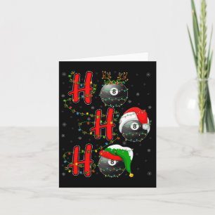 Matchingfamilie Kerstman Ho Ho Billiards Chri Kaart