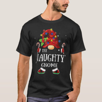 Matchingfamilie The Naughty Gnome kerstgroep T-shirt