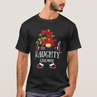 Matchingfamilie The Naughty Gnome kerstgroep T-shirt