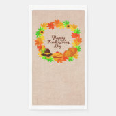 Matchingset Thanksgiving met Pet papier Servet (Voorkant)