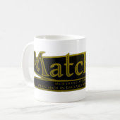 MATCHLOZE, MOTORCYCLUS EMBLEM. KOFFIEMOK (Voorkant links)