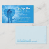 Matchmaker datingbureau blauw visitekaartje (Voorkant / Achterkant)