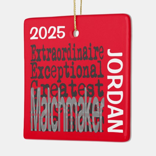 Matchmaker Extraordinaire CUSTOM Keramisch Ornament (Links)