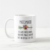 Matchmaker Gift Idea Coffee Mok (Links)