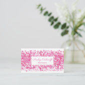 Matchmaker Pink Speckle Visitekaartje (Staand voorkant)