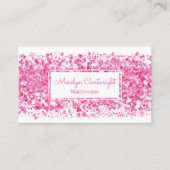 Matchmaker Pink Speckle Visitekaartje (Voorkant)