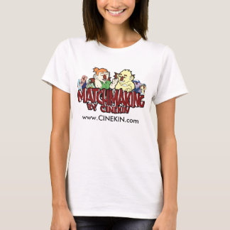 Matchmaking door Cinekin womens T-shirt
