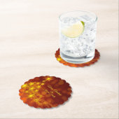 Matchset Gold Stars Tree Naam wijzigen Kartonnen Onderzetters (Insitu)