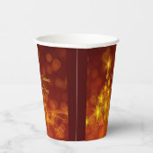 Matchset Gold Stars Tree Naam wijzigen Papieren Bekers (Rechts)