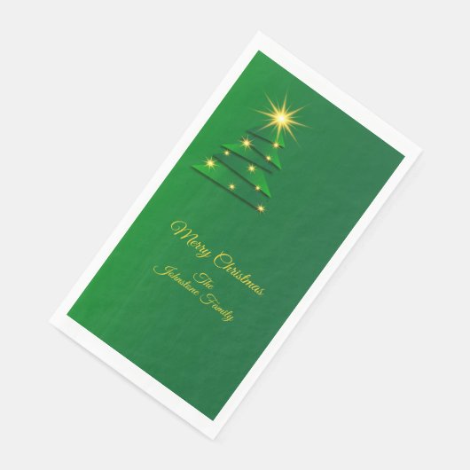 Matchset groene structuur Naam gasthanddoek wijzig Servet (Hoek)