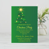 Matchset groene structuur Naam tekst Kerstmis wijz Kaart (Staand voorkant)