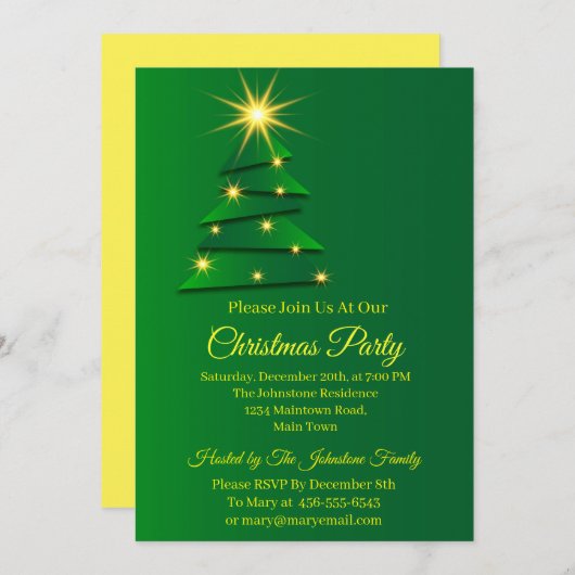 Matchset groene structuur Naam tekst Kerstmis wijz Kaart (Voorkant / Achterkant)