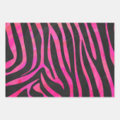 Matchset voor zebra stripe Patroon Inpakpapier Vel (Voorkant 2)