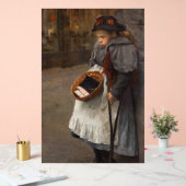 Matchstick Meisje Arme Straat Urchin Stadsarmoede Acryl Bord (Huwelijk)