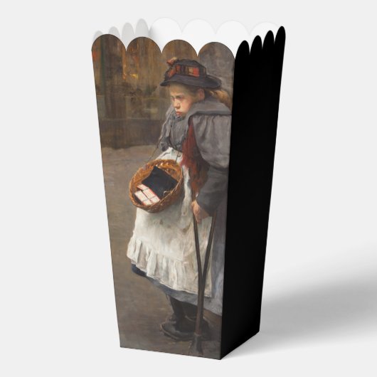 Matchstick Meisje Arme Straat Urchin Stadsarmoede Bedankdoosjes (Voorkant)