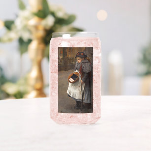 Matchstick Meisje Arme Straat Urchin Stadsarmoede Blikvorm Glas